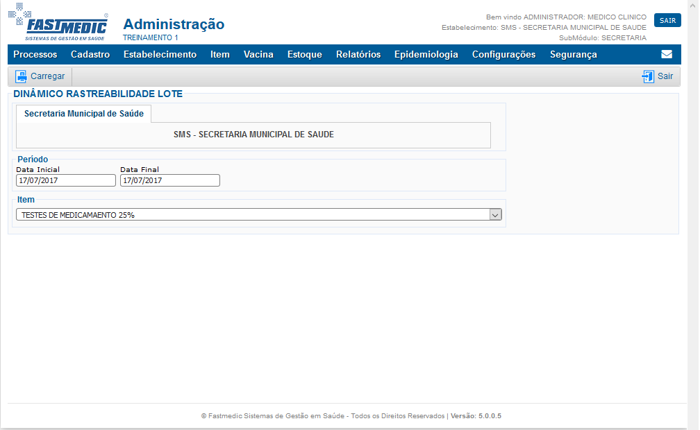 Imagem Demonstrativa de Rastreabilidade de Lote